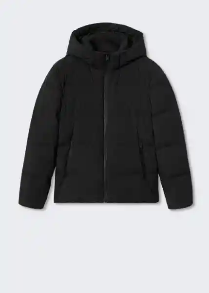 Anorak Coli Negro Talla Xxl Hombre Mango