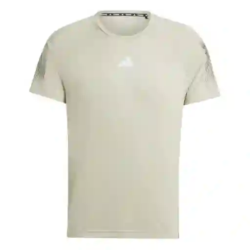 Adidas Camiseta Gym + Bl Tee Para Hombre Gris Talla S