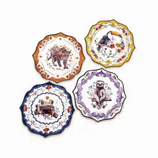 Set Plato Tesoro Jungla 20 cm Ambiente Gourmet