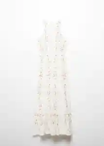 Vestido Garden Off White Talla S Mujer Mango