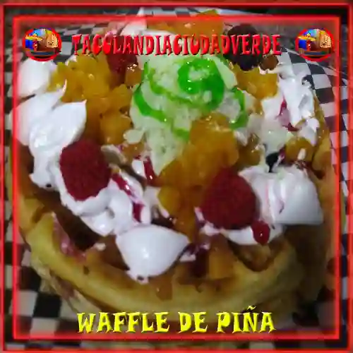 Waffle Piña
