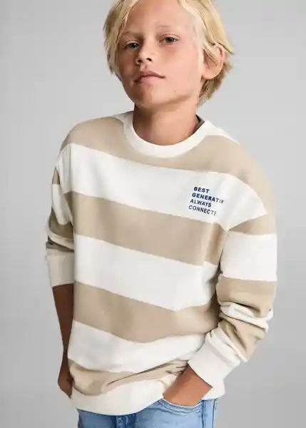 Sudadera Stripes7 Arena Talla 10 Niños Mango