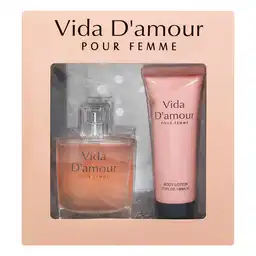 Vida D'Amour Perfume + Crema Estuche Para Mujer