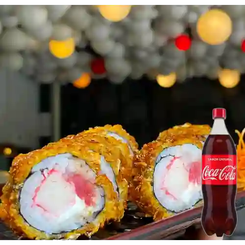 Combo Apanado Roll + Coca-cola Sabor Original 1.5 ml