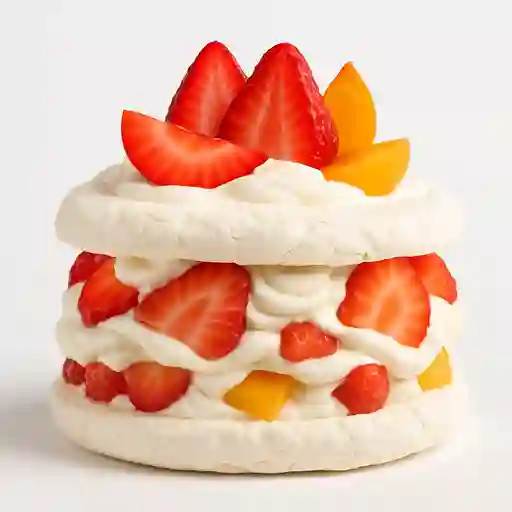 Merengón de Fresa y Durazno