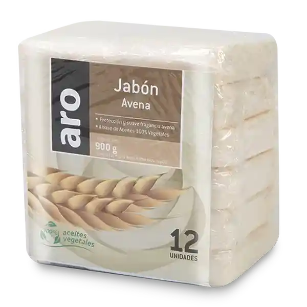 Jabon Barra Avena Aro