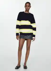 Buzo Jersey Abril Navy Talla S Mujer Mango