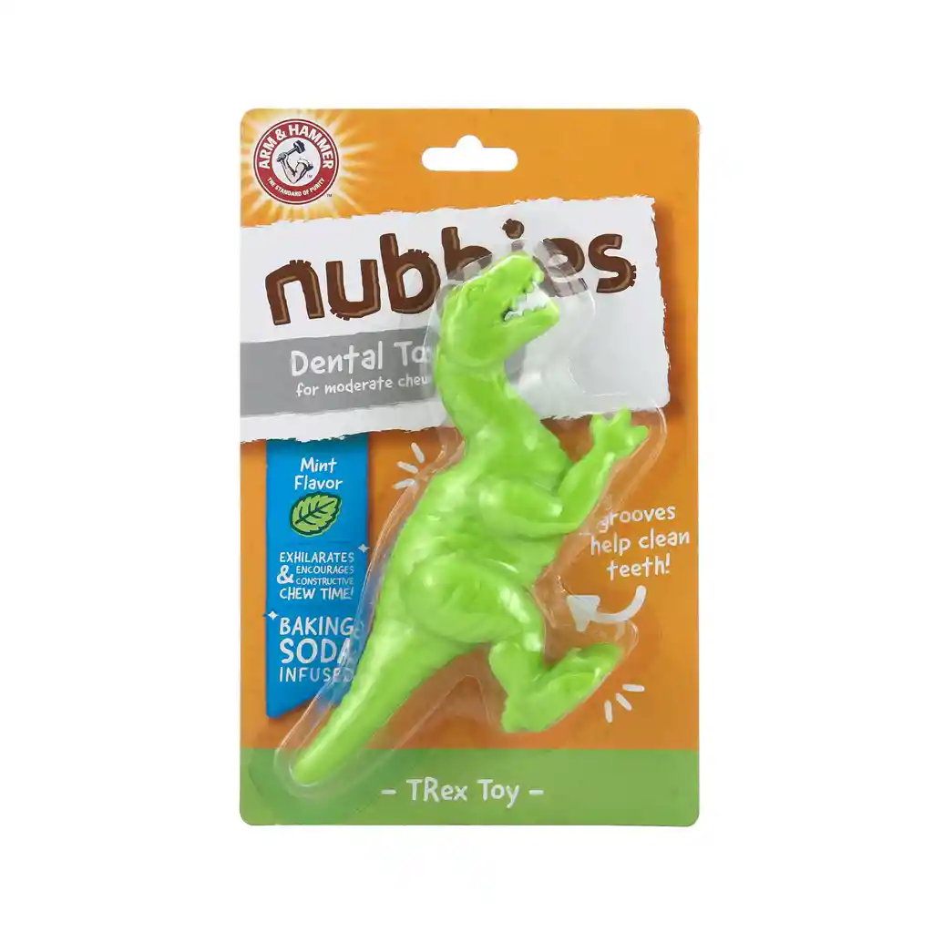 Juguete Dental Para Perros Nubbies T-rex