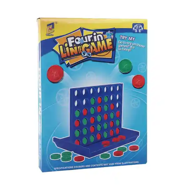 Importado Juego de Mesa Four in Line Game