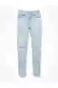 Jean Mom Azul Talla 10 Long Mujer American Eagle