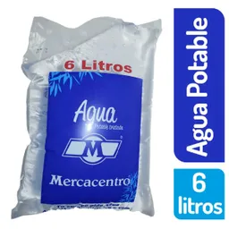 Mercacentro Agua Potable Fuente Pura en Bolsa