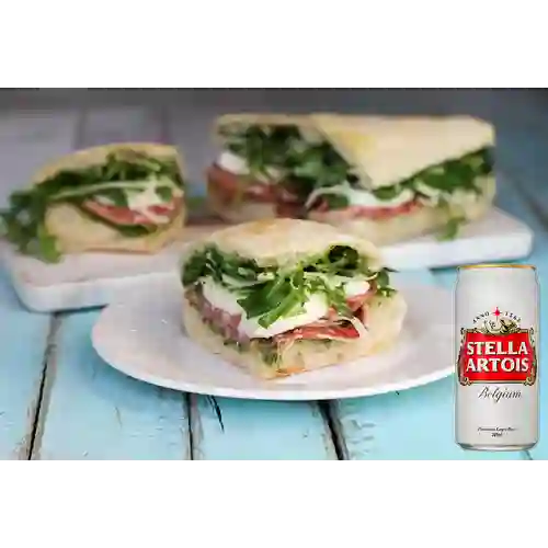 Combo Sándwich Italian Pesto + Stella Artois Lta 269ml