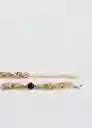 Collar Lourdes Oro Talla 99 Mujer Mango