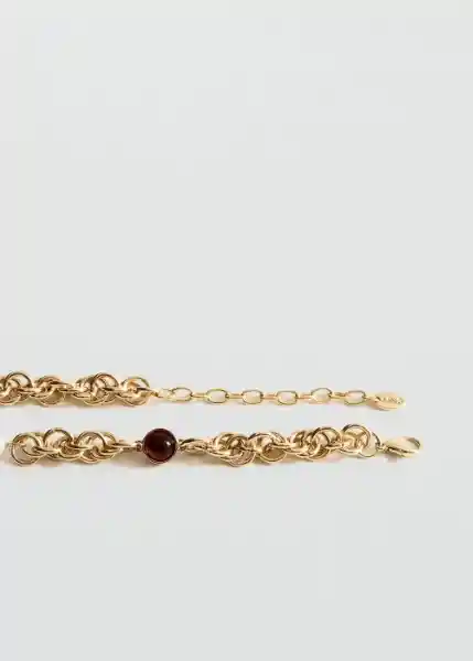 Collar Lourdes Oro Talla 99 Mujer Mango