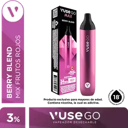 Vapeador Desechable Vuse Go Max Berry Blend 3% Paquetex1Und