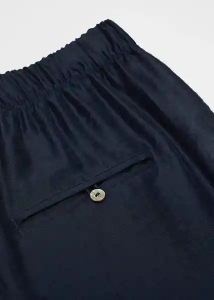 Pantalón Audrey-W Navy Talla XL Mujer Mango