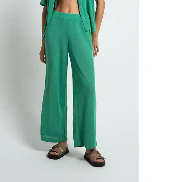 Pantalón Mujer Verde Tolima Oscuro Talla M 432F035 Naf Naf