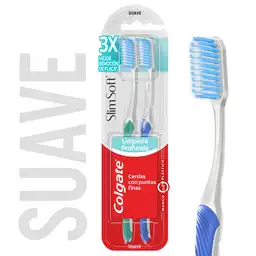 Cepillo de Dientes Colgate Slim Soft Suave x 2 Und
