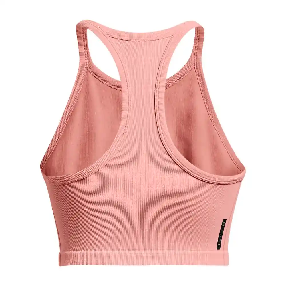 Under Armour Crop Rush Seamless Tank Mujer Rosado SM