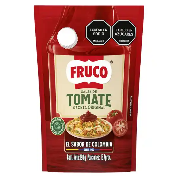 Salsa de Tomate Fruco Doypack 190 g