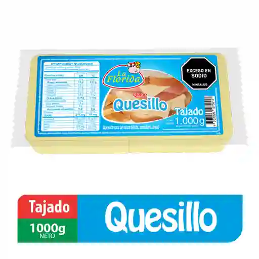 La Florida Quesillo Tajado Fresco Semiduro y Graso 