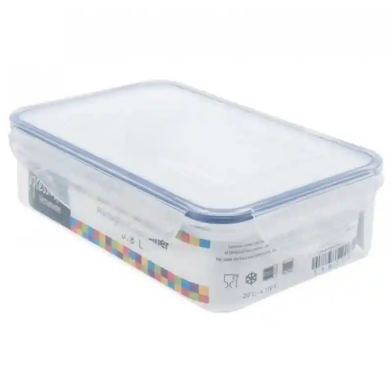 Expressions Home Recipiente Rectangular Plastico 0.8 Lt Mb01-2