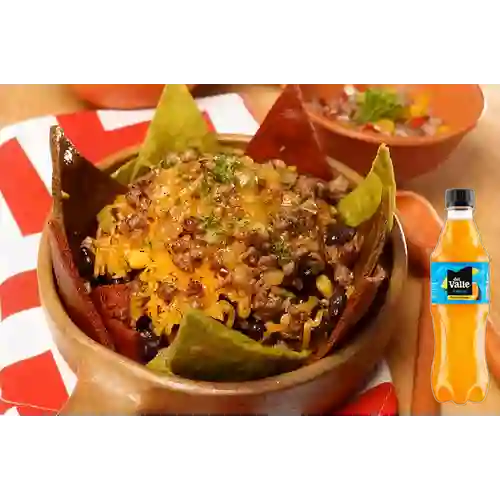 Combo Nachos Tex Mex +Del valle Fresh Citrus 400ml