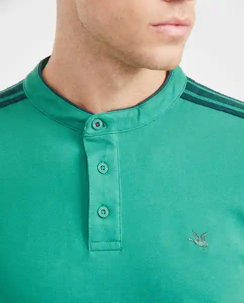 Camiseta Polo Neru Neck Verde Cebollín Oscuro XL Chevignon