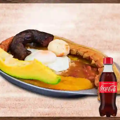 Combo Bandeja Paisa + Coca-Cola Sabor Original 250 ml