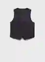 Chaleco Bali Navy Talla M Mujer Mango