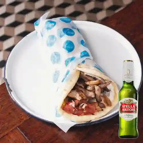 Combo Gyro Mixto + Stella Artois 330 ml
