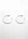 Pendientes Fabia Plata Talla 99 Mujer Mango