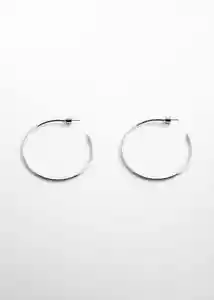 Pendientes Fabia Plata Talla 99 Mujer Mango