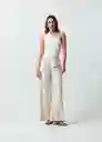 Camisa Tejido Mujer Crudo Marfil Claro Talla S 582G041 Naf Naf
