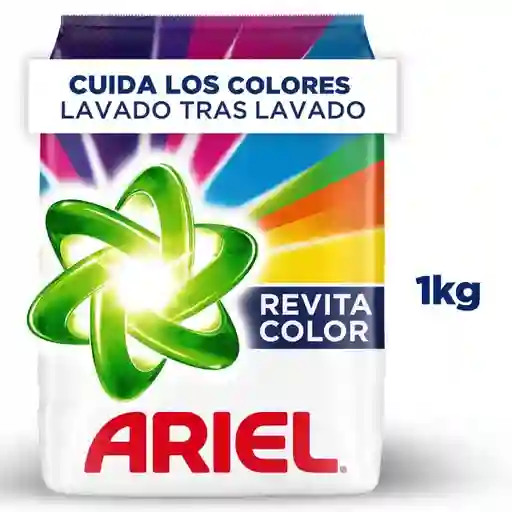 Detergente en Polvo Ariel Revitacolor 1kg