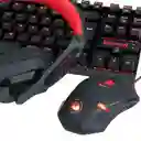 Redragon Kit Gamer Mouse + Padmouse + Teclado + Diadema K552-Bb