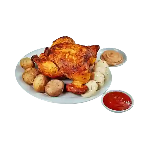 Pollo Asado + 1/2 Pollo Asado