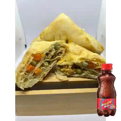 Combo Pastel Pollo Verduras + Pony Malta 200 ml