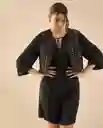 Chaqueta Negro Puro Ultraoscuro Talla S 422G220 Esprit