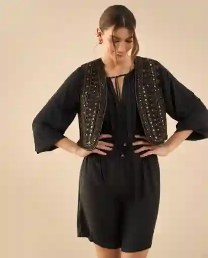 Chaqueta Negro Puro Ultraoscuro Talla S 422G220 Esprit