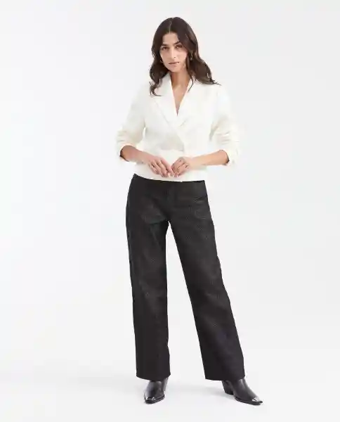 Blazer Texture Crudo Marfil Claro Talla M Chevignon