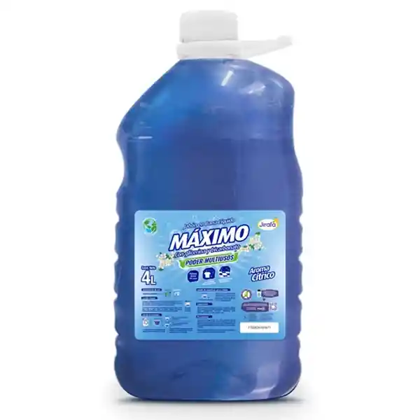 Máximo Jabón Barra Líquido Glicerina + Bicarbonato Cítrico