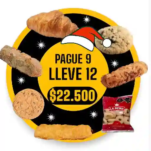 ¡Paga 9 y lleva 12!