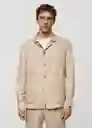 Blazer Americana Sorbet Beige Talla 52 Hombre Mango