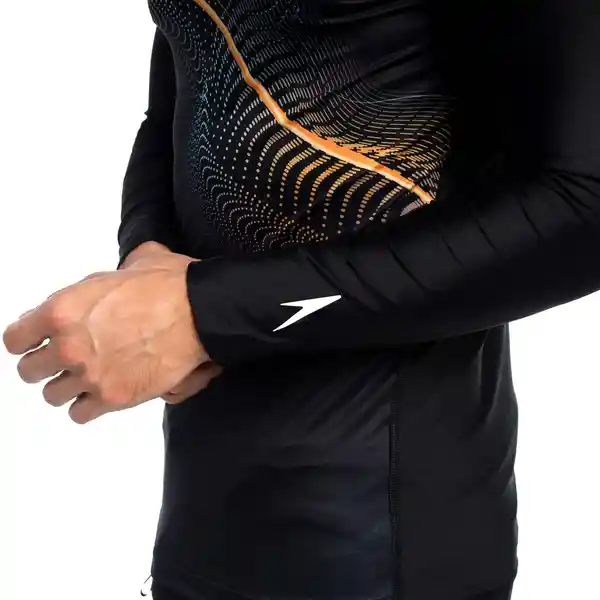 Camiseta Manga Larga Sunshine Wave Sprint Hombre Talla M Speedo