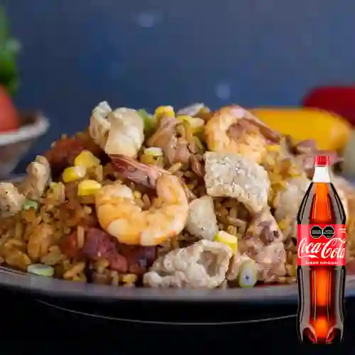 Arroz Imperial Mediano 4 Pers. + Cocacola Org 1.5 Lt