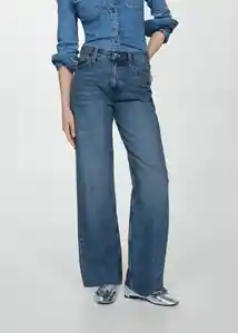 Jean Denver Tejano Oscuro Talla 52 Mujer Mango