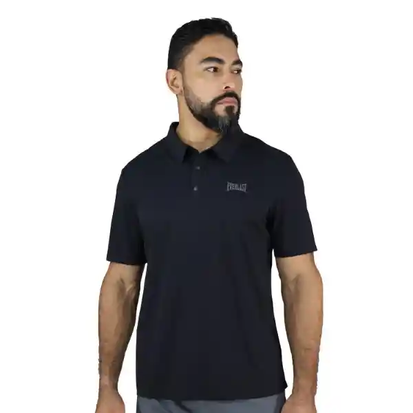 Camiseta Polo Ace Negro Talla XL Everlast