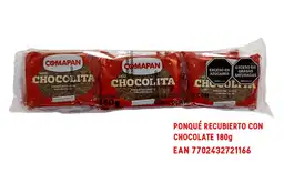Comapan Ponqué Choco Mini Tajada