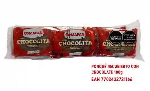 Comapan Ponqué Choco Mini Tajada